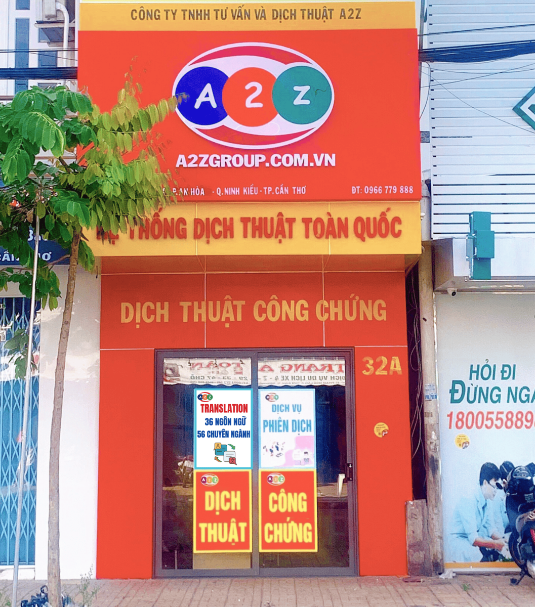 Dịch thuật công chứng tài liệu Pháp Luật tại Ninh Kiều - Cần Thơ